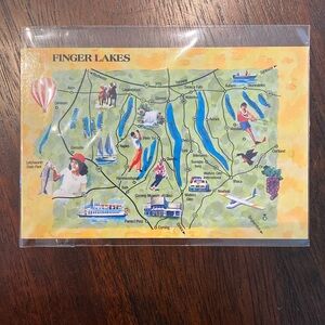 Finger Lakes Vintage Postcard
